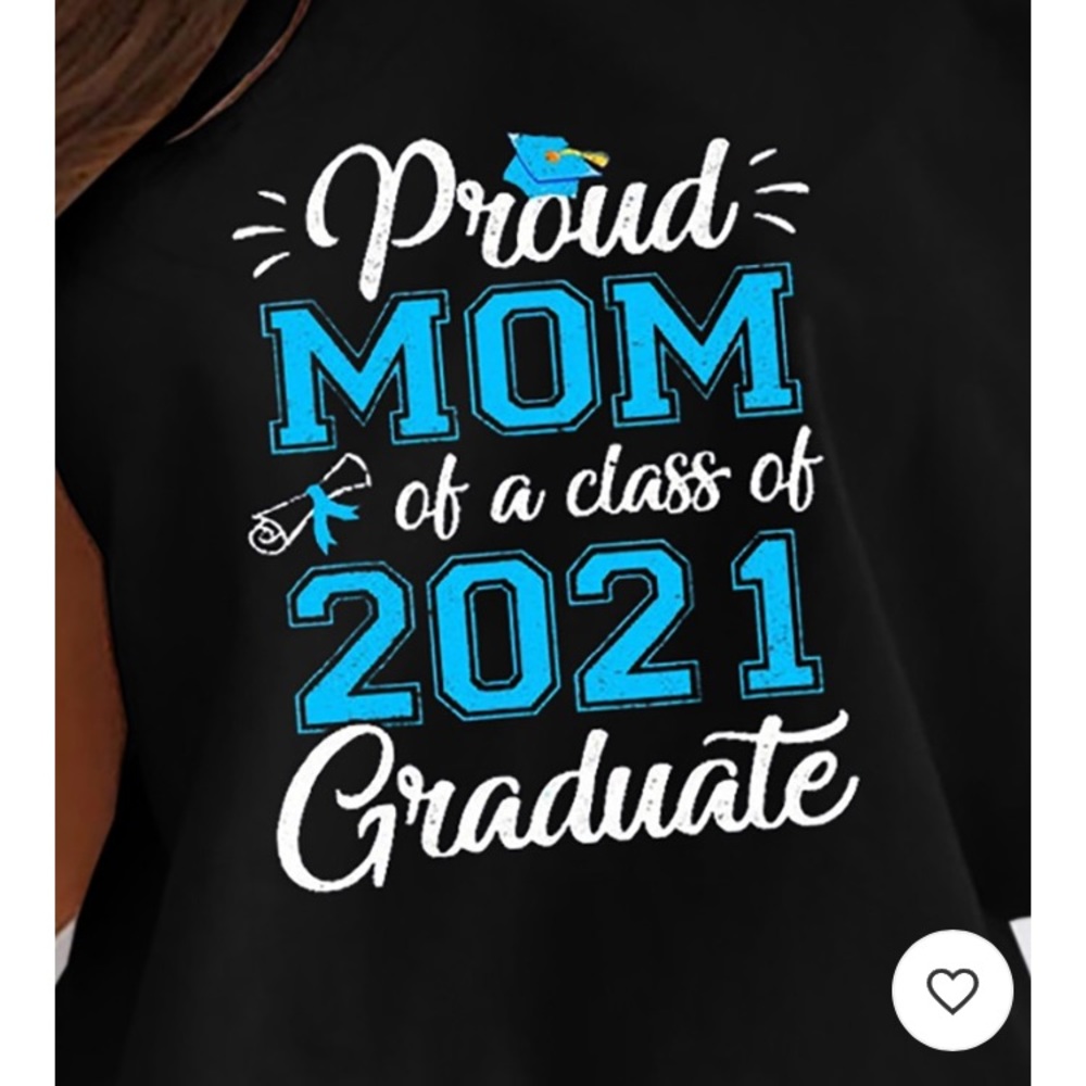 Proud Mom Of 2021 Graduate One Shoulder Laceup Top
